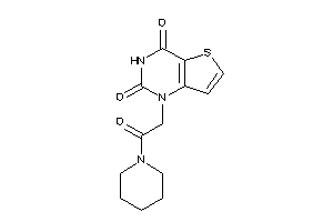 1-(2-keto-2-piperidino-ethyl)thieno[3,2-d]pyrimidine-2,4-quinone