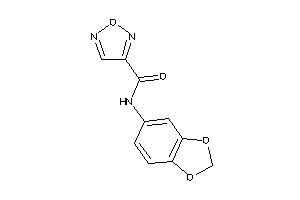 N-(1,3-benzodioxol-5-yl)furazan-3-carboxamide