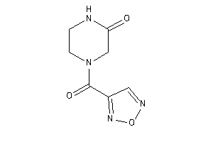 Image of 4-(furazan-3-carbonyl)piperazin-2-one