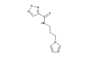 N-(3-imidazol-1-ylpropyl)furazan-3-carboxamide