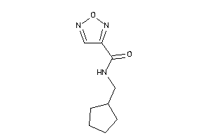 N-(cyclopentylmethyl)furazan-3-carboxamide