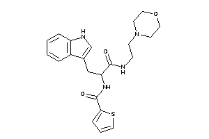 N-[1-(1H-indol-3-ylmethyl)-2-keto-2-(2-morpholinoethylamino)ethyl]thiophene-2-carboxamide