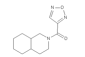 3,4,4a,5,6,7,8,8a-octahydro-1H-isoquinolin-2-yl(furazan-3-yl)methanone