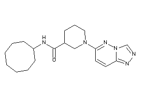 N-cyclooctyl-1-([1,2,4]triazolo[3,4-f]pyridazin-6-yl)nipecotamide