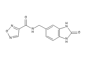 N-[(2-keto-1,3-dihydrobenzimidazol-5-yl)methyl]furazan-3-carboxamide