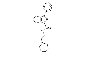 N-(2-morpholinoethyl)-1-phenyl-5,6-dihydro-4H-cyclopenta[c]pyrazole-3-carboxamide