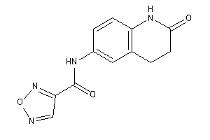 N-(2-keto-3,4-dihydro-1H-quinolin-6-yl)furazan-3-carboxamide