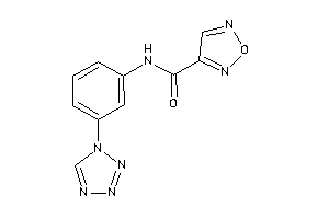 N-[3-(tetrazol-1-yl)phenyl]furazan-3-carboxamide