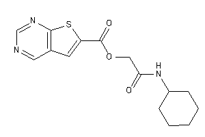 Thieno[2,3-d]pyrimidine-6-carboxylic Acid [2-(cyclohexylamino)-2-keto-ethyl] Ester