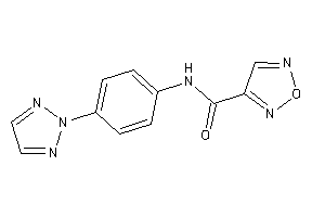 N-[4-(triazol-2-yl)phenyl]furazan-3-carboxamide