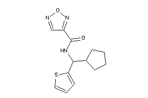 N-[cyclopentyl(2-thienyl)methyl]furazan-3-carboxamide