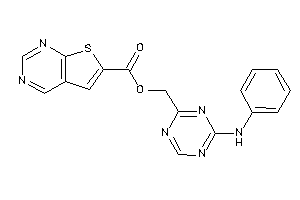 Thieno[2,3-d]pyrimidine-6-carboxylic Acid (4-anilino-s-triazin-2-yl)methyl Ester