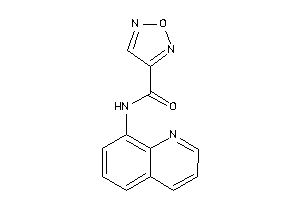 N-(8-quinolyl)furazan-3-carboxamide