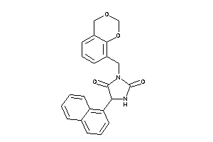 3-(4H-1,3-benzodioxin-8-ylmethyl)-5-(1-naphthyl)hydantoin