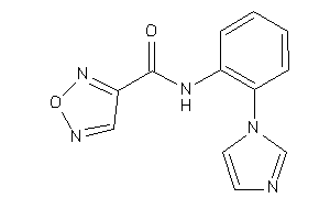 N-(2-imidazol-1-ylphenyl)furazan-3-carboxamide