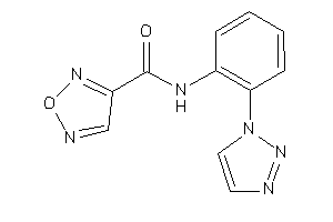 N-[2-(triazol-1-yl)phenyl]furazan-3-carboxamide