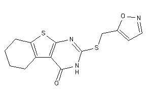 2-(isoxazol-5-ylmethylthio)-5,6,7,8-tetrahydro-3H-benzothiopheno[2,3-d]pyrimidin-4-one