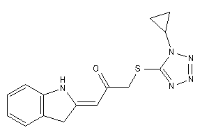 1-[(1-cyclopropyltetrazol-5-yl)thio]-3-indolin-2-ylidene-acetone