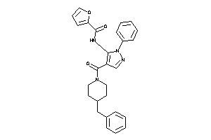 N-[4-(4-benzylpiperidine-1-carbonyl)-2-phenyl-pyrazol-3-yl]-2-furamide