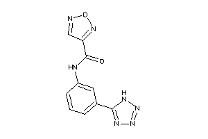 N-[3-(1H-tetrazol-5-yl)phenyl]furazan-3-carboxamide