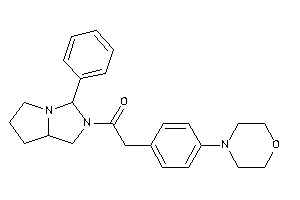 2-(4-morpholinophenyl)-1-(3-phenyl-1,3,5,6,7,7a-hexahydropyrrolo[2,1-e]imidazol-2-yl)ethanone