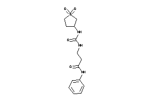 3-[(1,1-diketothiolan-3-yl)carbamoylamino]-N-phenyl-propionamide