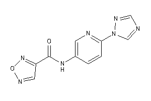 N-[6-(1,2,4-triazol-1-yl)-3-pyridyl]furazan-3-carboxamide