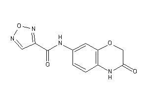 N-(3-keto-4H-1,4-benzoxazin-7-yl)furazan-3-carboxamide