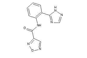 N-[2-(1H-1,2,4-triazol-5-yl)phenyl]furazan-3-carboxamide