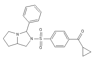 Cyclopropyl-[4-[(3-phenyl-1,3,5,6,7,7a-hexahydropyrrolo[2,1-e]imidazol-2-yl)sulfonyl]phenyl]methanone
