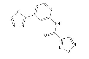 N-[3-(1,3,4-oxadiazol-2-yl)phenyl]furazan-3-carboxamide