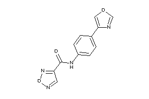 N-(4-oxazol-4-ylphenyl)furazan-3-carboxamide