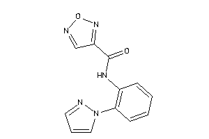 N-(2-pyrazol-1-ylphenyl)furazan-3-carboxamide