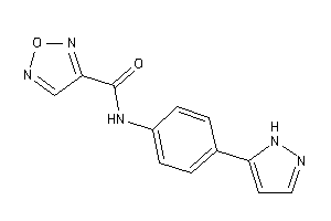 N-[4-(1H-pyrazol-5-yl)phenyl]furazan-3-carboxamide