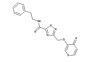 3-[(4-ketopyran-3-yl)oxymethyl]-N-phenethyl-1,2,4-oxadiazole-5-carboxamide