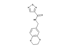 N-(2,3-dihydro-1,4-benzodioxin-6-ylmethyl)furazan-3-carboxamide