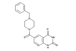 6-(4-benzylpiperazine-1-carbonyl)-1H-pyrido[2,3-d]pyrimidine-2,4-quinone