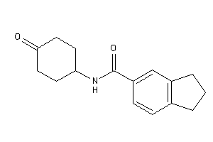 N-(4-ketocyclohexyl)indane-5-carboxamide