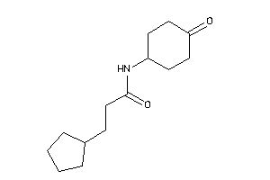 3-cyclopentyl-N-(4-ketocyclohexyl)propionamide