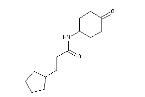 Image of 3-cyclopentyl-N-(4-ketocyclohexyl)propionamide