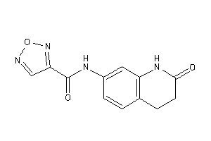 N-(2-keto-3,4-dihydro-1H-quinolin-7-yl)furazan-3-carboxamide