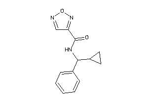 N-[cyclopropyl(phenyl)methyl]furazan-3-carboxamide