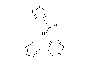 N-[2-(2-thienyl)phenyl]furazan-3-carboxamide