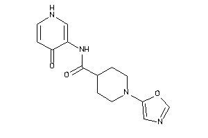 Image of N-(4-keto-1H-pyridin-3-yl)-1-oxazol-5-yl-isonipecotamide