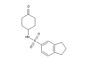 N-(4-ketocyclohexyl)indane-5-sulfonamide