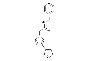 N-benzyl-2-(3-thiazol-4-ylpyrrol-1-yl)acetamide