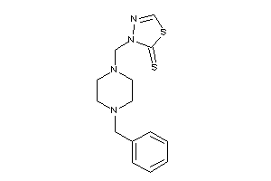 3-[(4-benzylpiperazino)methyl]-1,3,4-thiadiazole-2-thione