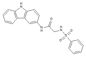 2-(benzenesulfonamido)-N-(9H-carbazol-3-yl)acetamide