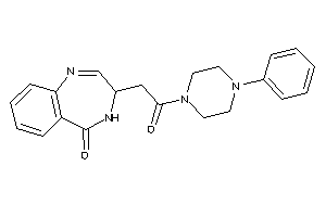 3-[2-keto-2-(4-phenylpiperazino)ethyl]-3,4-dihydro-1,4-benzodiazepin-5-one