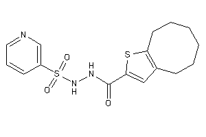 N'-(3-pyridylsulfonyl)-4,5,6,7,8,9-hexahydrocycloocta[b]thiophene-2-carbohydrazide